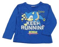 Modré triko se Sonicem 
