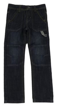 Tmavomodré rifle Vertbaudet