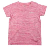 Růžové melírované funkční sportovní tričko Mountain Warehouse