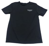 Černé sportovní tričko s nápisem McKenzie 