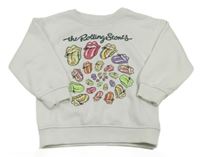 Bílá mikina Rolling Stones Primark