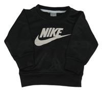 Černá sportovní mikina s logem Nike