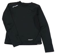 Černé sportovní funkční triko s logem Sondico 