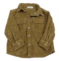 Béžová manšestrová košile C&A