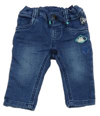 Tmavomodré rifle s opičkou C&A