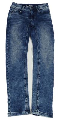 Tmavomodré plísňové slim rifle S. Oliver 