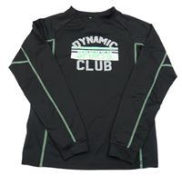 Černé thermo triko s nápisem Ergee 