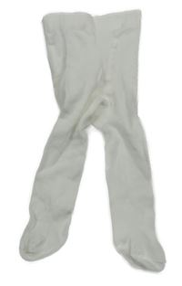 Bílé punčocháče H&M