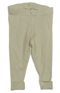 Béžové žebrované tepláky Lupilu