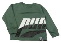 Khaki mikina s logem PUMA