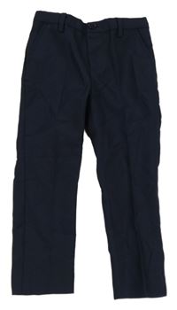 Tmavomodré slavnostní kalhoty H&M