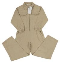 Nové - Béžový riflový kalhotový overal M&S