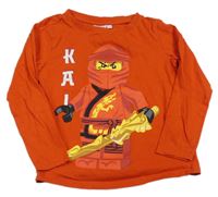 Červené triko s lego NINJAGO
