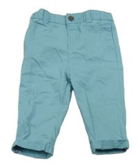 Modré pruhované chino plátěné kalhoty ORCHESTRA