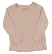 Světlerůžové triko sinsay