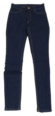Tmavomodré skinny fit rifle H&M