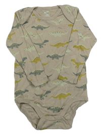 Béžové body s dinosaury KIABI
