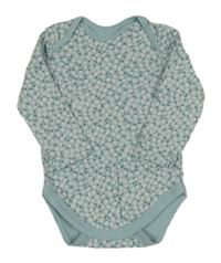 Světlemodré kytičkované body C&A