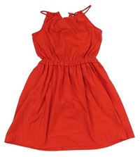 Červené midi šaty Primark 