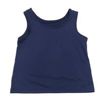 Tmavomodrý sportovní top Stop+Go