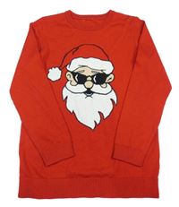 Červený svetr se Santou Primark