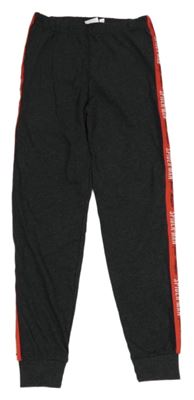 Antracitové melírované pyžamové kalhoty s pruhem s nápisy - Spiderman Primark