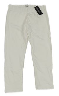 Nové - Bílé capri legíny Dunnes