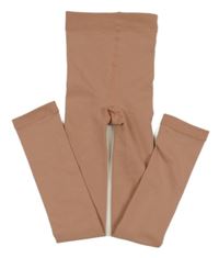 Starorůžové punčochové legíny