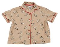 Růžová pyžamová košile s Hello Kitty H&M