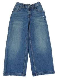 Modré baggy rifle s prošoupáním H&M