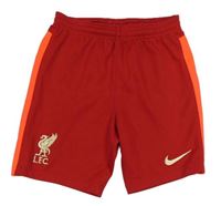Červené funkční fotbalové kraťasy - F.C. Liverpool Nike