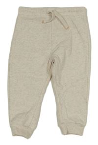 Světlebéžové melírované tepláky F&F