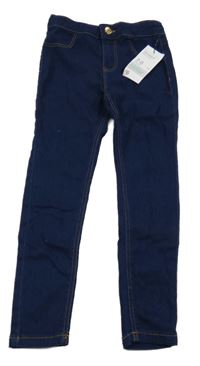 Nové - Tmavomodré skinny rifle Denim Co.