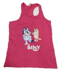 Růžový top s Bluey 