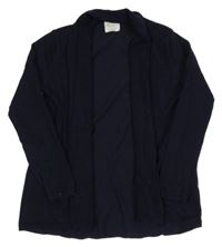 Tmavomodrý svetrový cardigan Zara