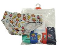 Nové - 6x barevné slipy s obrázky Primark