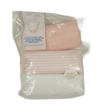 Nové - 3x body - světlerůžové + bílé + pruhované Primark