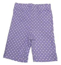 Fialové puntíkaté kraťasy 