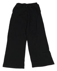 Černé široké tepláky H&M