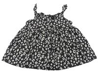 Antracitovo-bílý top s leopardím vzorem F&F