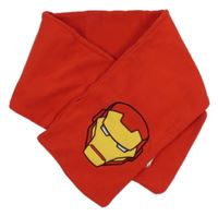 Červená fleecová šála - Iron man Marvel