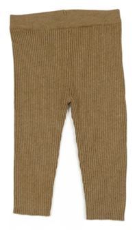 Hnědé žebrované kamaše F&F