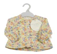 Nové - Bílo-barevná květovaná halenka Dunnes