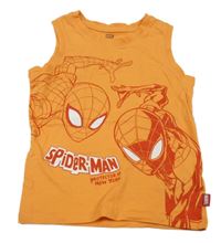 Oranžové tílko se Spidermany C&A