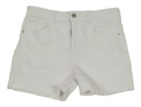 Bílé riflové kraťasy Denim Co.