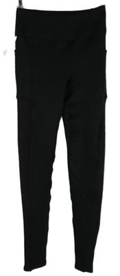 Nové - Dámské černé outdoorové zateplené legíny Kyodan 