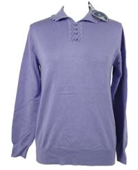 Nové - Dámský lila svetr s límečkem Castle 