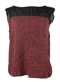 Dámská vínovo-černá vzorovaná halenka Pimkie 