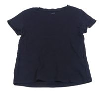 Tmavomodré tričko H&M