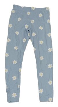 Modré květinové legíny Primark